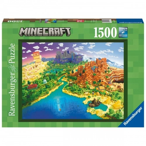 Puzzle Minecraft Ravensburger 17189 World of Minecraft 1500 Pieces image 3
