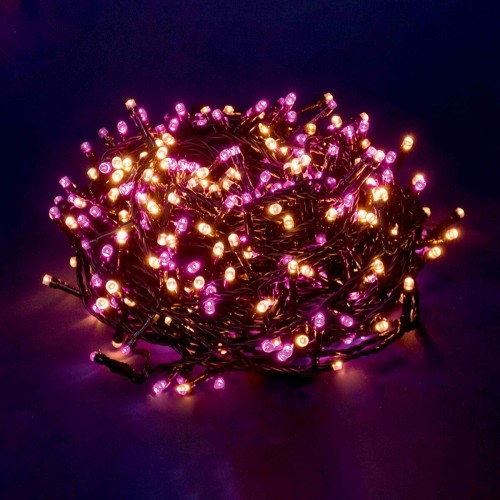 Bigbuy Christmas LED gaismu vītne 50 m Rozā 6 W Ziemassvētki image 3
