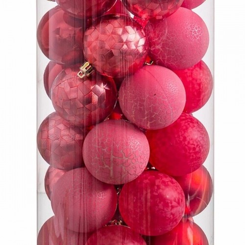 Bigbuy Christmas Ёлочные шарики Красный 5 x 5 x 5 cm (40 штук) image 3
