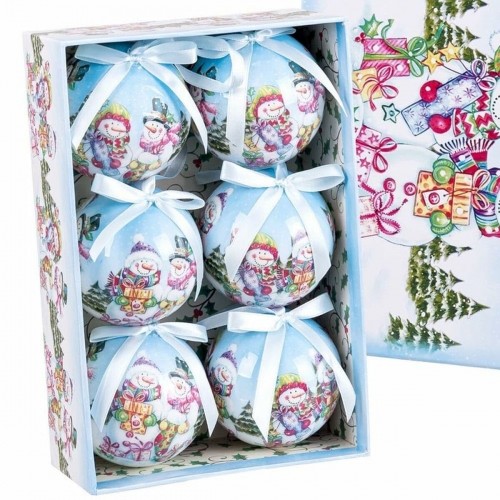 Bigbuy Christmas Ёлочные шарики Разноцветный Polyfoam Кукла-белоснежка 7,5 x 7,5 x 7,5 cm (6 штук) image 3
