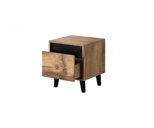 Halmar night cabinet NORD votan oak/antracyt image 3