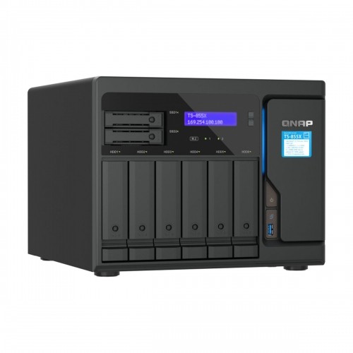 Network Storage Qnap TS-855X-8G Black image 3