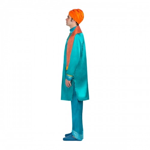 Costume for Adults My Other Me Hindu Blue (4 Pieces) image 3