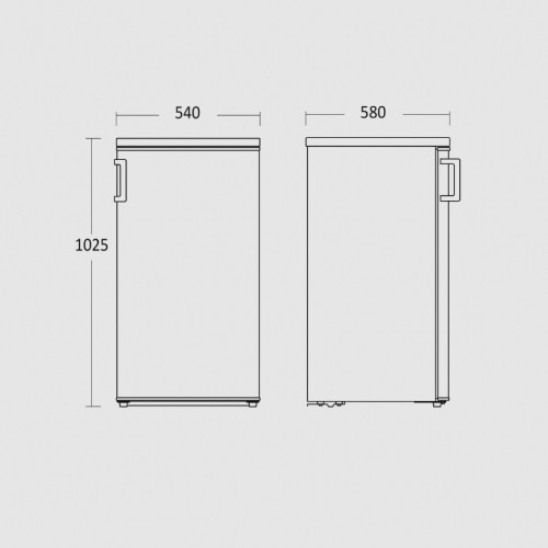 Fridge Scandomestic SKB182W image 3