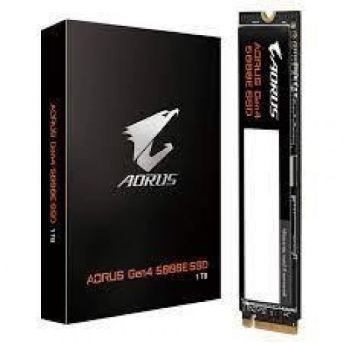 SSD|GIGABYTE|AORUS|1TB|M.2|PCIe Gen4|NVMe|3D TLC|Write speed 4600 MBytes/sec|Read speed 5000 MBytes/sec|2.3mm|TBW 600 TB|MTBF 15000000 hours|AG450E1024-G image 3