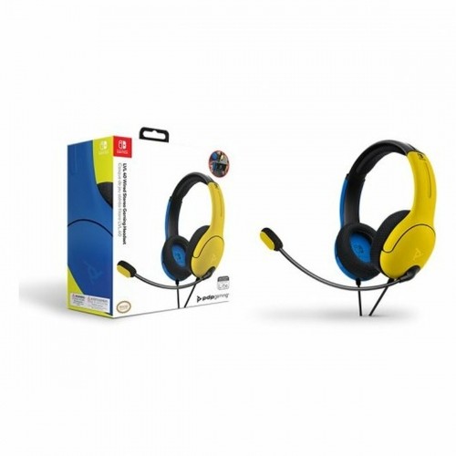 Headphones with Microphone PDP 500-162-YLBL-NA Yellow Blue Black image 3