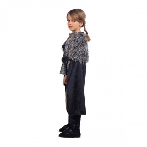 Costume for Children My Other Me Female Viking Black Grey (5 Pieces) image 3
