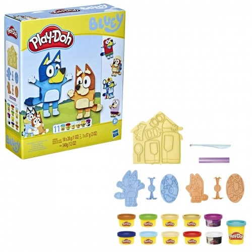 Modelēšanas Māla Spēle Hasbro Bluey 11 krāsas Daudzkrāsains image 3