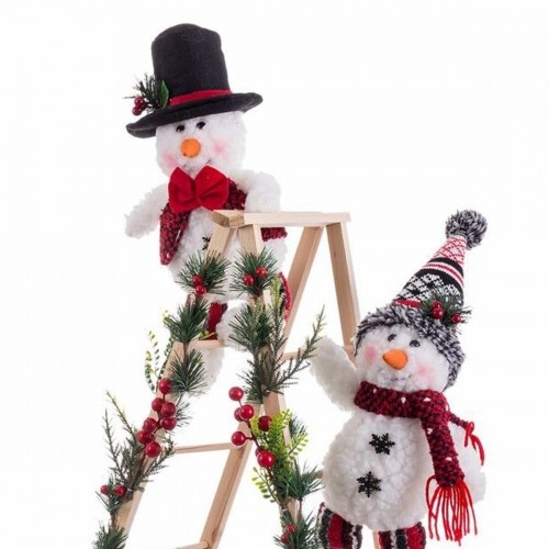 Christmas bauble Multicolour Wood Fabric Snow Doll 30 x 15 x 76 cm image 3
