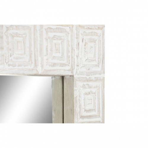 Sienas spogulis Home ESPRIT Balts Dabisks Mango koks Indietis 94 x 3 x 140 cm image 3