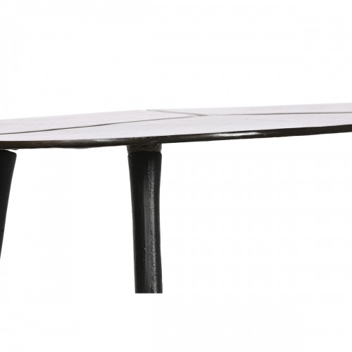 Вспомогательный стол DKD Home Decor Чёрный Позолоченный Алюминий Латунь 78 x 45 x 40 cm (2 штук) image 3
