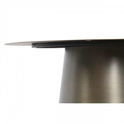 Mazs galdiņš DKD Home Decor Bronza Tumši pelēks Metāls 60 x 60 x 37 cm image 3