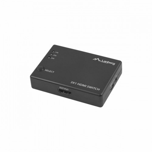 Переключатели HDMI Lanberg Чёрный 0,8 m image 3