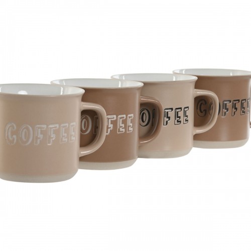 Набор из 4 кружек Mug Home ESPRIT Коричневый Керамика image 3