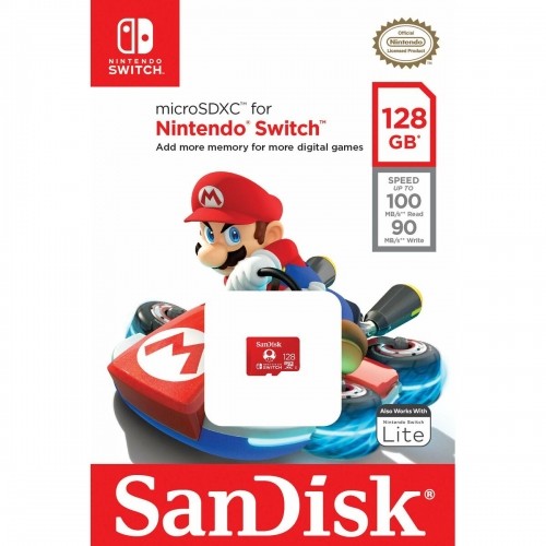 Карта памяти микро SD SanDisk SDSQXAO-128G-GNCZN Rojo/Blanco Красный 128 Гб Micro SDXC image 3