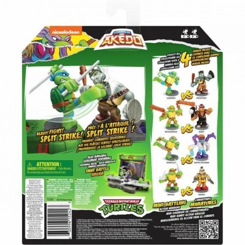 Combat figures Teenage Mutant Ninja Turtles Legends of Akedo: Michelangelo vs Evil Bepop image 3