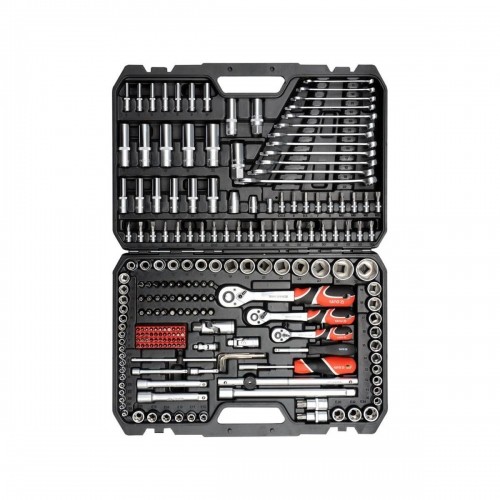 Tool Case Yato YT-38841 Steel 216 Pieces 1/4" 3/8" 1/2" image 3