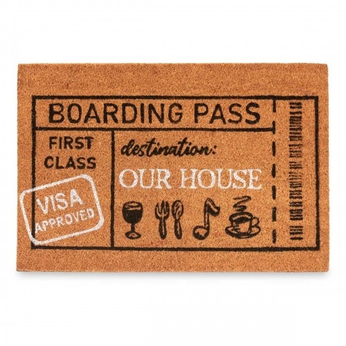 Gift Decor Дверной Коврик Boarding Pass Натуральный 60 x 1 x 40 cm (12 штук) image 3