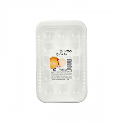 Egg cup White Transparent Plastic 17,5 x 7 x 28,5 cm (12 Units) image 3