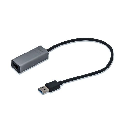 USB to Ethernet Adapter i-Tec U3METALGLAN Black image 3