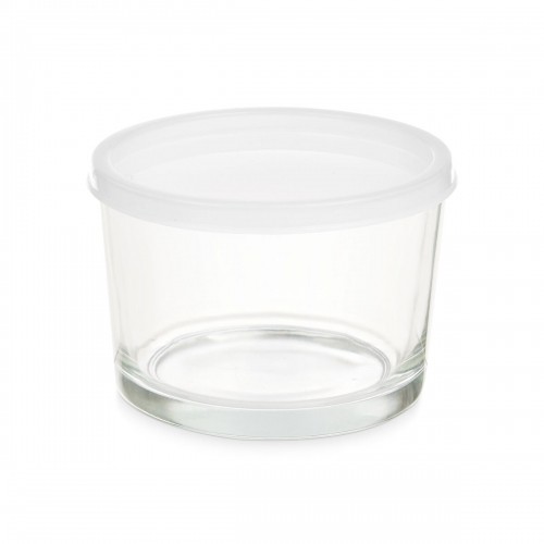 Lunch box Transparent Glass polypropylene 200 ml (24 Units) image 3