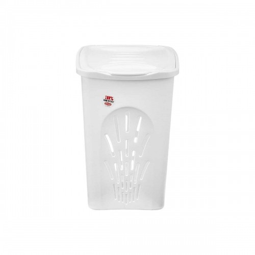 Laundry basket Stefanplast White Plastic 50 L 37 x 56 x 39 cm (6 Units) image 3