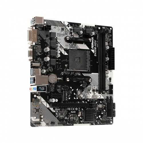 Motherboard ASRock B450M-HDV R4.0 AMD AM4 AMD B450 AMD image 3