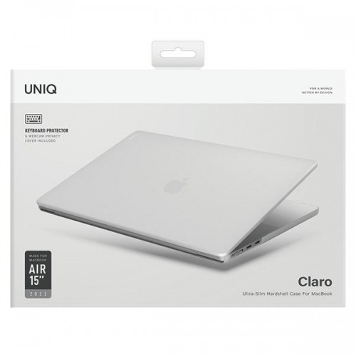 UNIQ etui Claro MacBook Air 15" (2023) przezroczysty|dove matte clear image 3