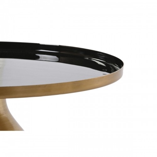 Вспомогательный стол DKD Home Decor Чёрный Позолоченный Металл 40 x 40 x 52 cm image 3