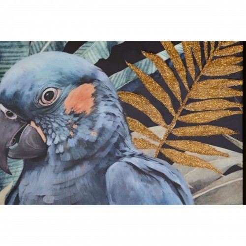 Painting Home ESPRIT Parrot Tropical Lacquered 50 x 3,5 x 70 cm (2 Units) image 3