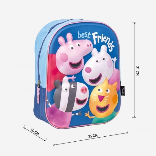 Детский рюкзак 3D Peppa Pig Синий 25 x 33 x 10 cm image 3