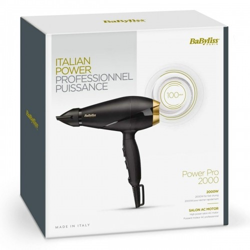 Фен Babyliss 6704E Чёрный Золото 2000 W image 3