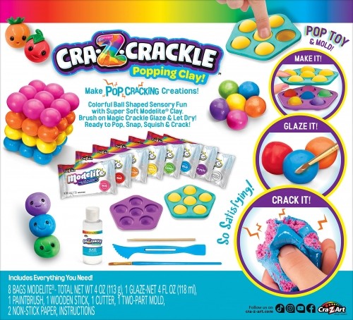 CRA-Z-ART Cra-Z-Crackle DIY plastilīna komplekts image 3