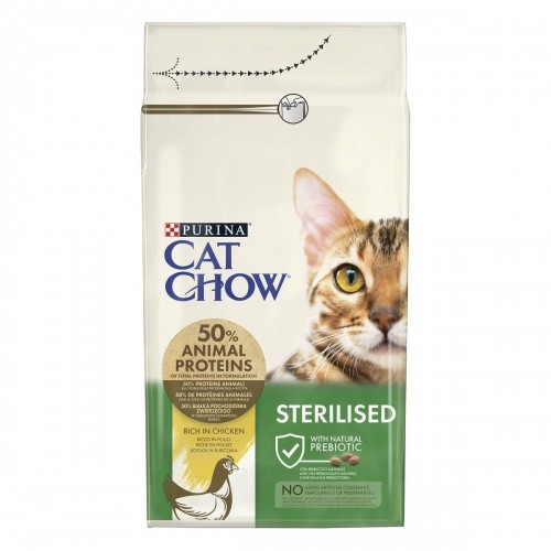 Корм для котов Purina CAT CHOW STERILISED Для взрослых Курица 1,5 Kg image 3