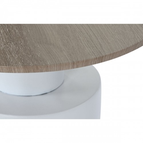 Вспомогательный стол Home ESPRIT Белый Натуральный Металл Деревянный MDF 55 x 55 x 52,5 cm image 3
