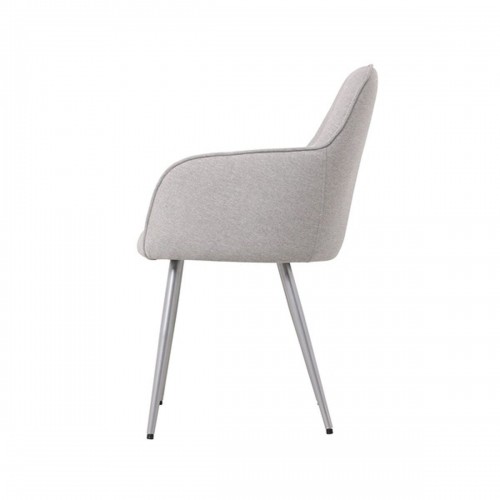 Chair Home ESPRIT Grey Silver 55 x 55,5 x 88 cm image 3