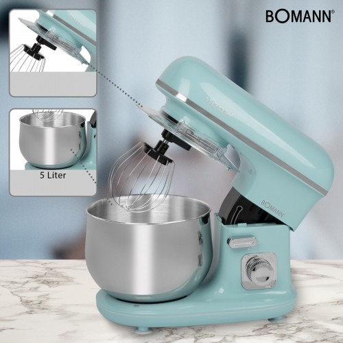 Kneading machine 5 L Bomann KM6030CBM mint green image 3