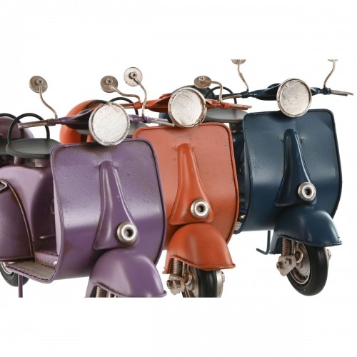 Decorative Figure Home ESPRIT Motorbike Blue Orange Lilac Vintage 26 x 10 x 17 cm (3 Units) image 3