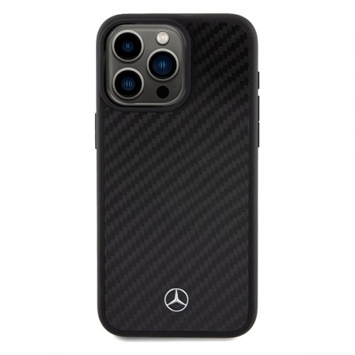 Mercedes MEHCP15XRCABK iPhone 15 Pro Max 6.7" czarny|black hardcase Carbon Fiber Dynamic image 3
