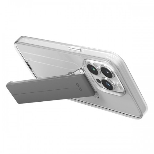 UNIQ etui Heldro Mount with Stand iPhone 15 Pro Max 6.7" przeźroczysty|lucent clear image 3