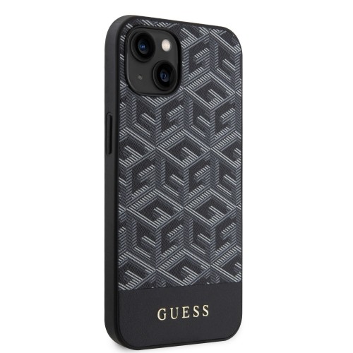 Guess PU G Cube MagSafe Case for iPhone 15 Black image 3