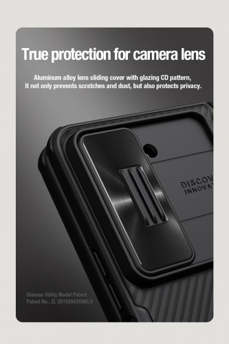 Nillkin CamShield FOLD Stand Hard Case for Samsung Galaxy Z Fold 5 Black image 3