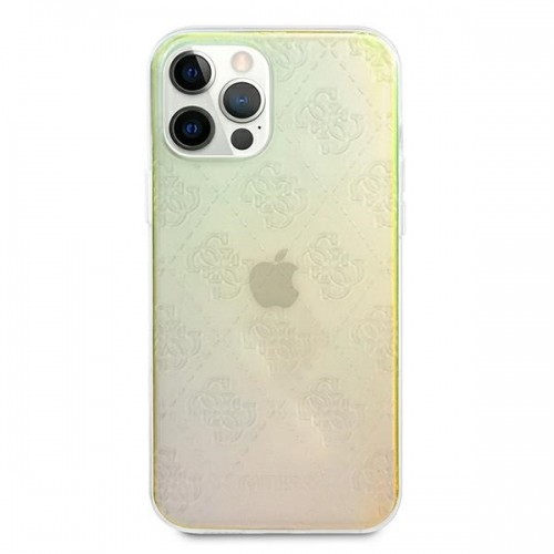 Guess GUHCP12L3D4GIRBL iPhone 12 Pro Max 6,7" opalowy|iridescent hardcase 4G 3D Pattern Collection image 3