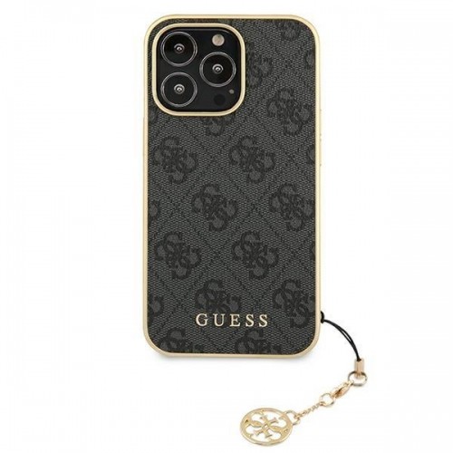 Guess GUHCP13XGF4GGR iPhone 13 Pro Max 6.7&quot; grey|grey hardcase 4G Charms Collection image 3