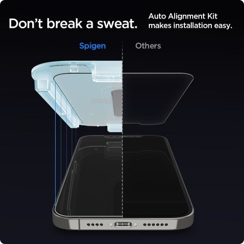 Apple TEMPERED GLASS Spigen GLAS.TR &quot;EZ FIT&quot; 2-PACK IPHONE 12|12 PRO image 3