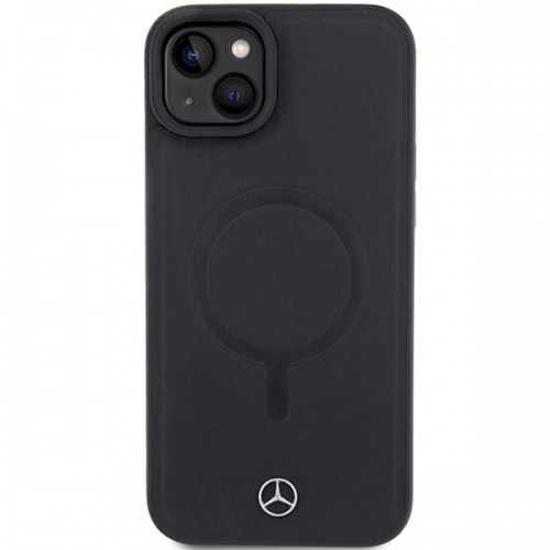 Mercedes MEHMP15M23RCMK iPhone 15 Plus 6.7" czarny|black hardcase Smooth Leather MagSafe image 3