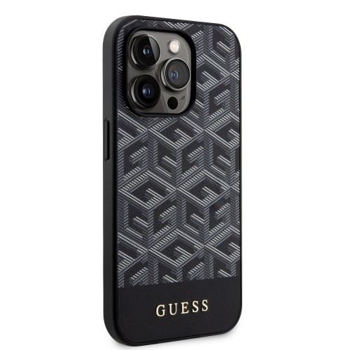 Guess PU G Cube MagSafe Case for iPhone 15 Pro Black image 3