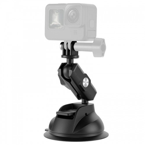 TELESIN Universal Suction Cup Holder with phone holder and action camera mounting TE-SUC-012 image 3