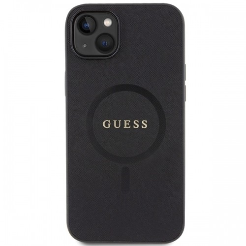 Guess GUHMP15MPSAHMCK iPhone 15 Plus 6.7" czarny|black hardcase Saffiano MagSafe image 3