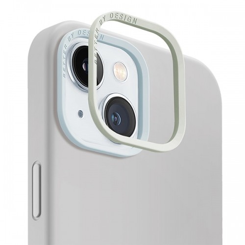 UNIQ etui Lino Hue iPhone 15 6.1" Magclick Charging jasnoszary|chalk grey image 3